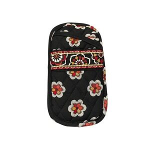 Vera bradley Black  Floral Pring Soft Side Eyeglass Holder